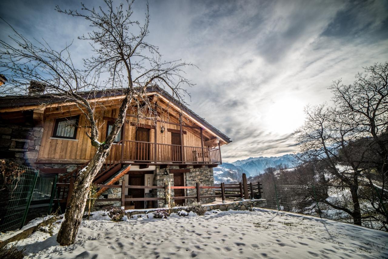 Eco Chalet Maison Dominique Challand-Saint-Anselme Bagian luar foto
